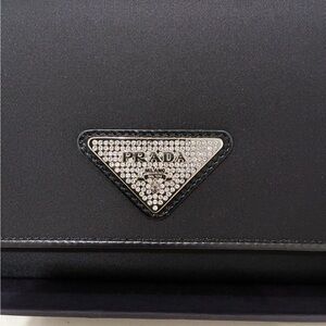 Authentic Prada Tessuto Night Black Wallet